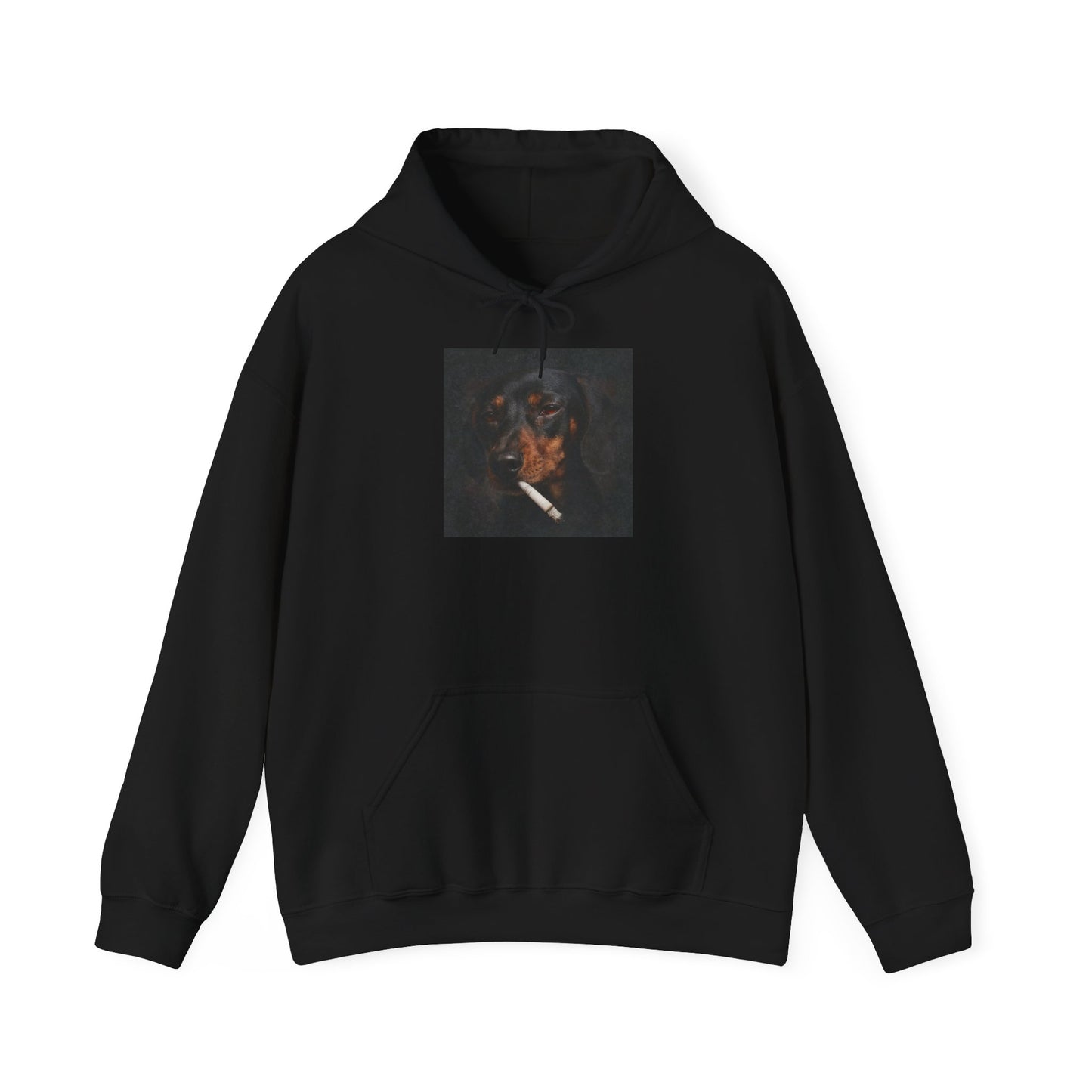smoking dachshund hoodie