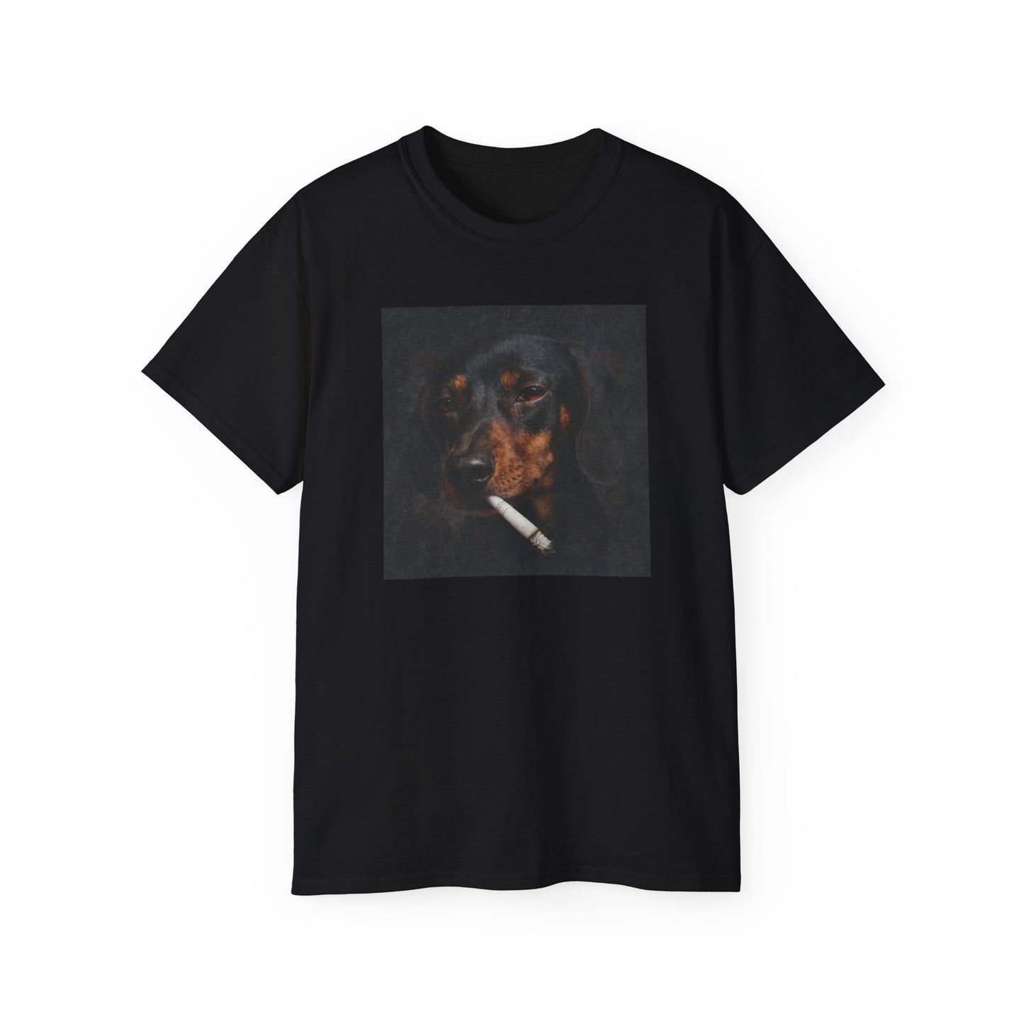 smoking dachshund shirt