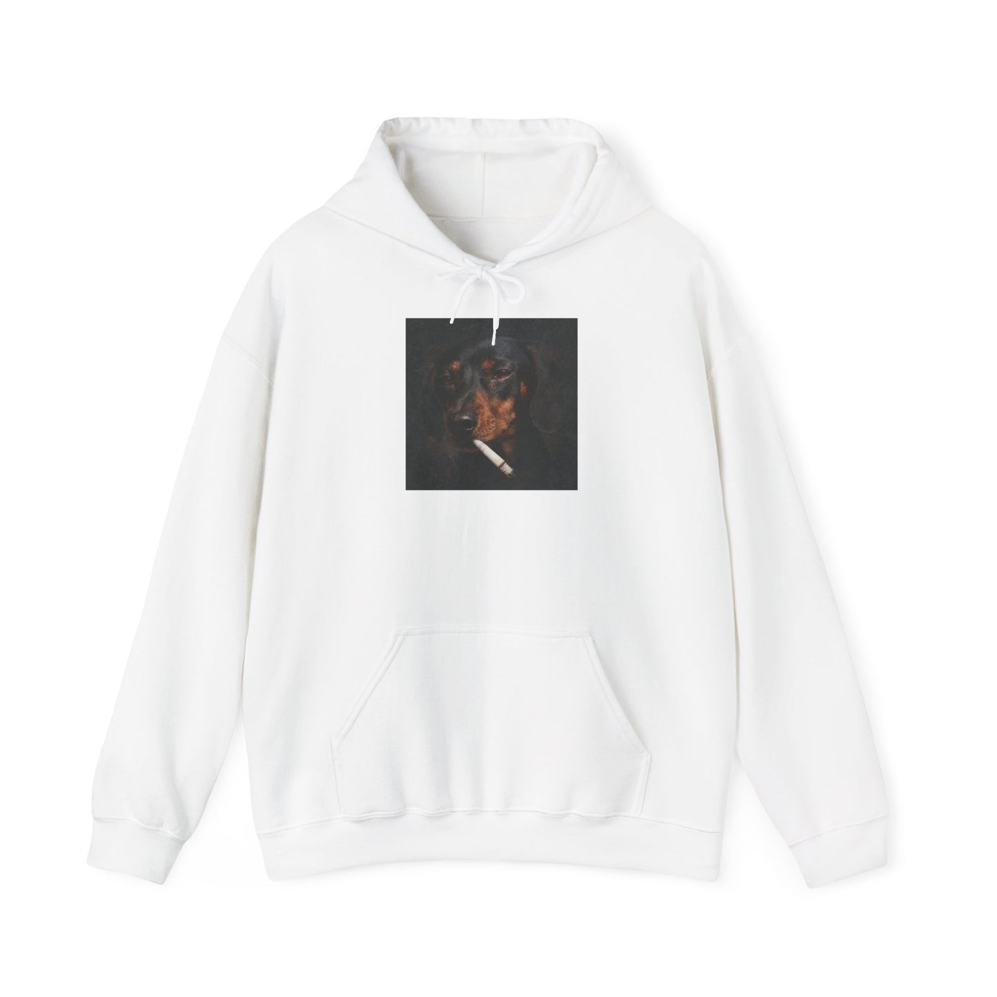 smoking dachshund hoodie