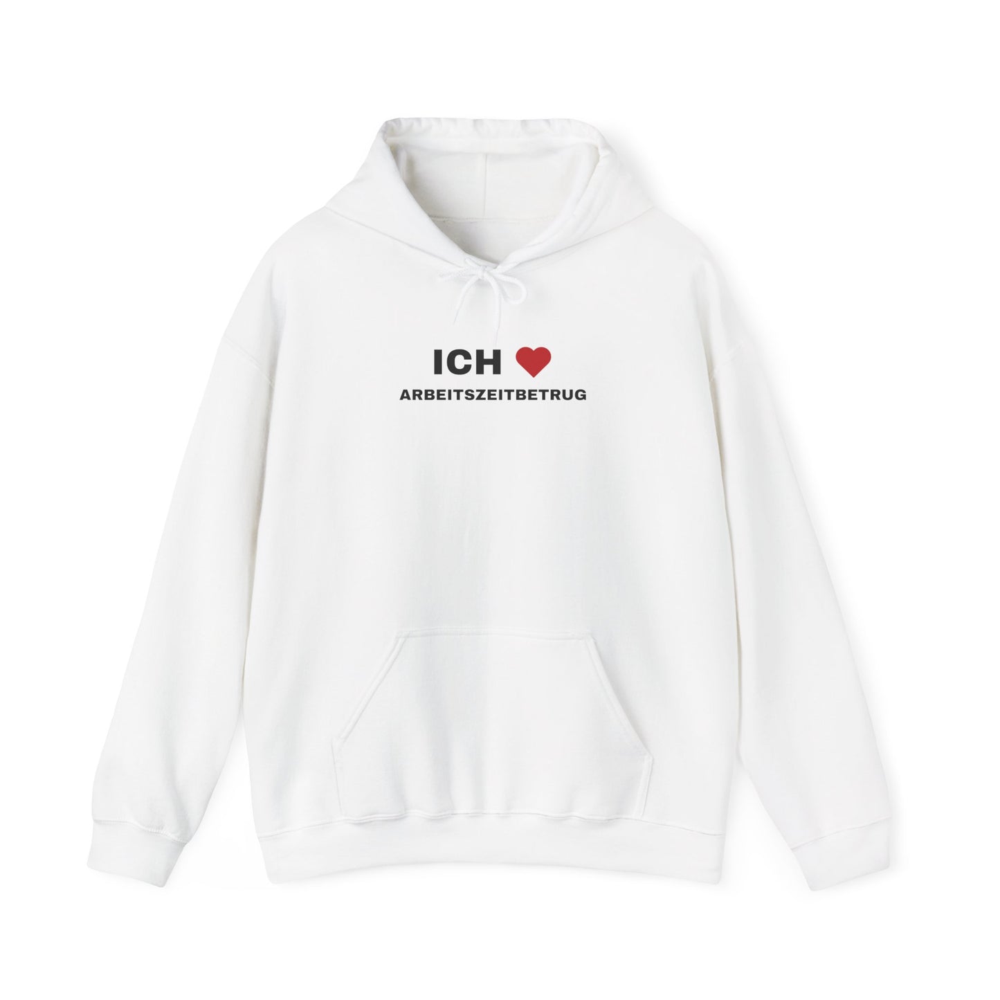 ich <3 arbeitszeitbetrug hoodie