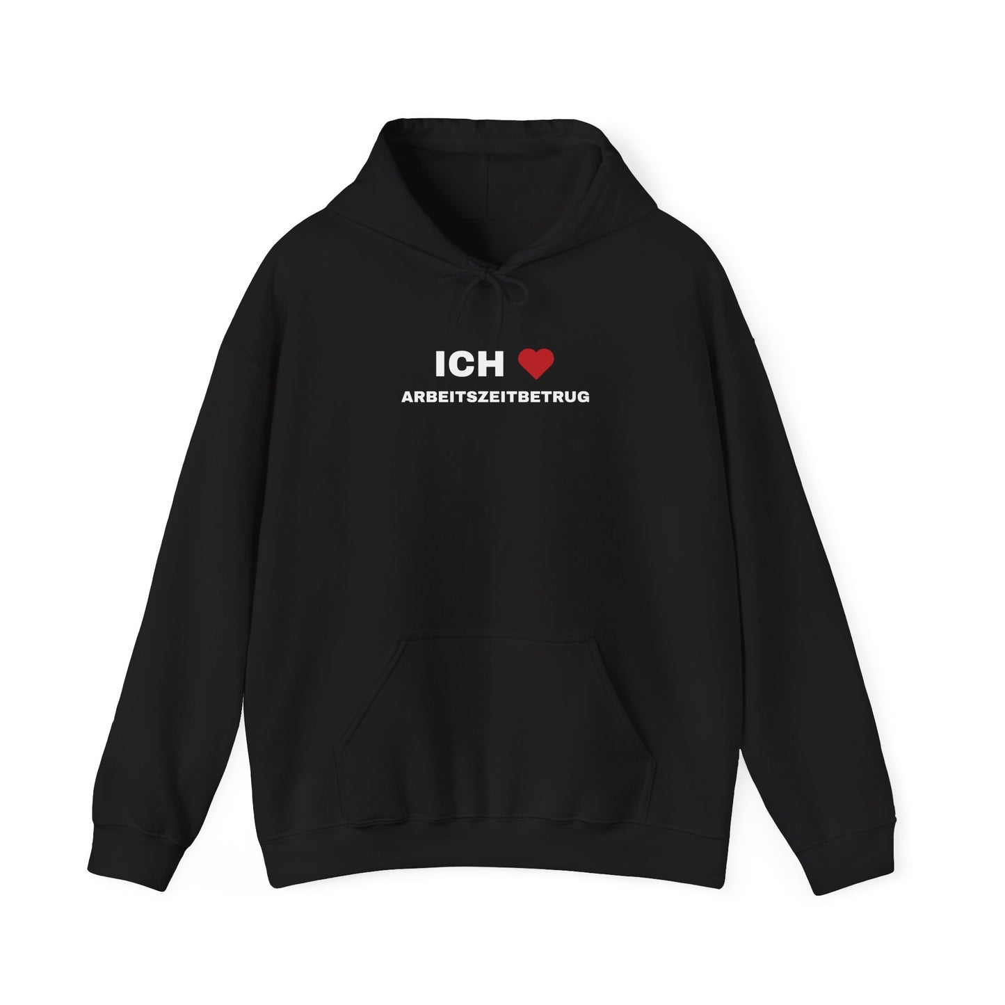 ich <3 arbeitszeitbetrug hoodie
