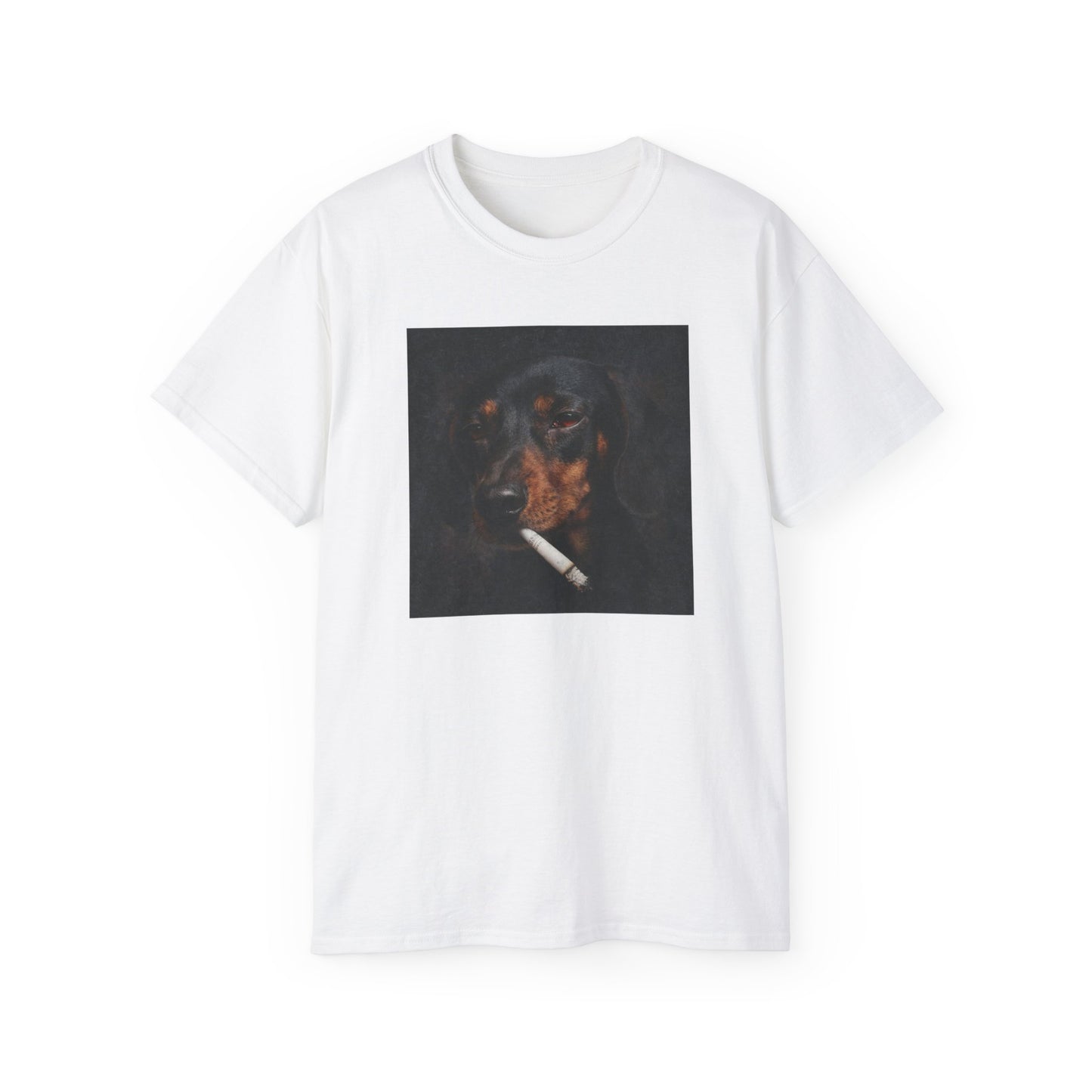 smoking dachshund shirt