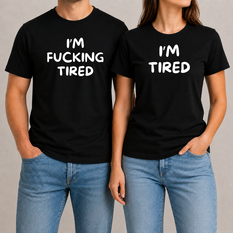 couple bundle "tired"